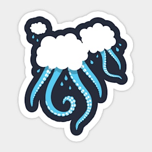 Cthulhu Clouds Sticker